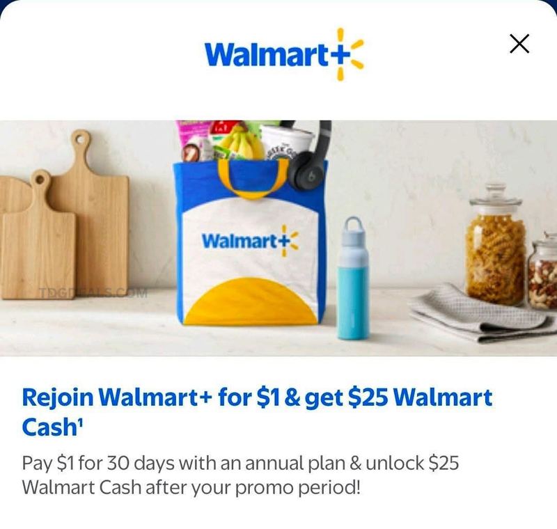 $25 WALMART CASH (YMMV)