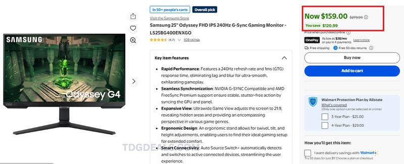 240HZ IPS GAMING MONITOR $159 ⚡