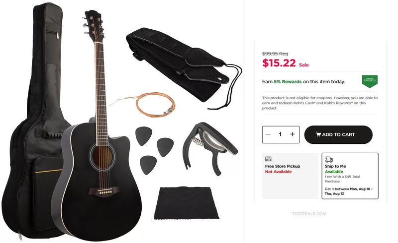 $15 ACOUSTIC GUITAR KIT 🎸