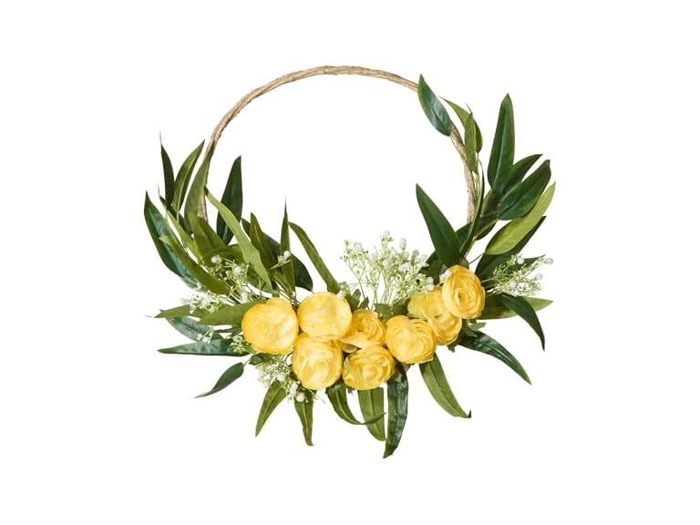 82% OFF: National Tree Company Inch Blooms Yellow
