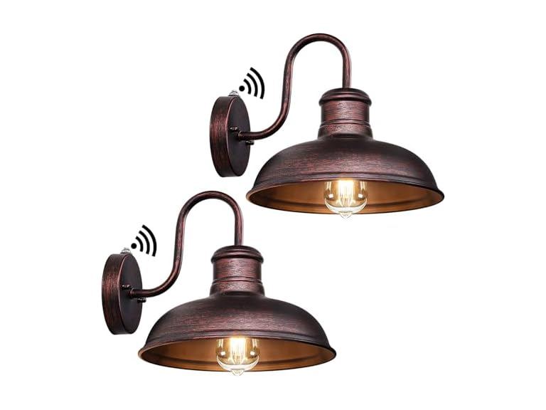 70% OFF: TOBUSA 2-Pack Dusk to Dawn Outdoor Wall Lights