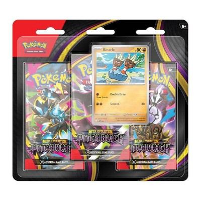 Pokemon Trading Card Game: Mega Evolution Pitch Black Three Booster Blister