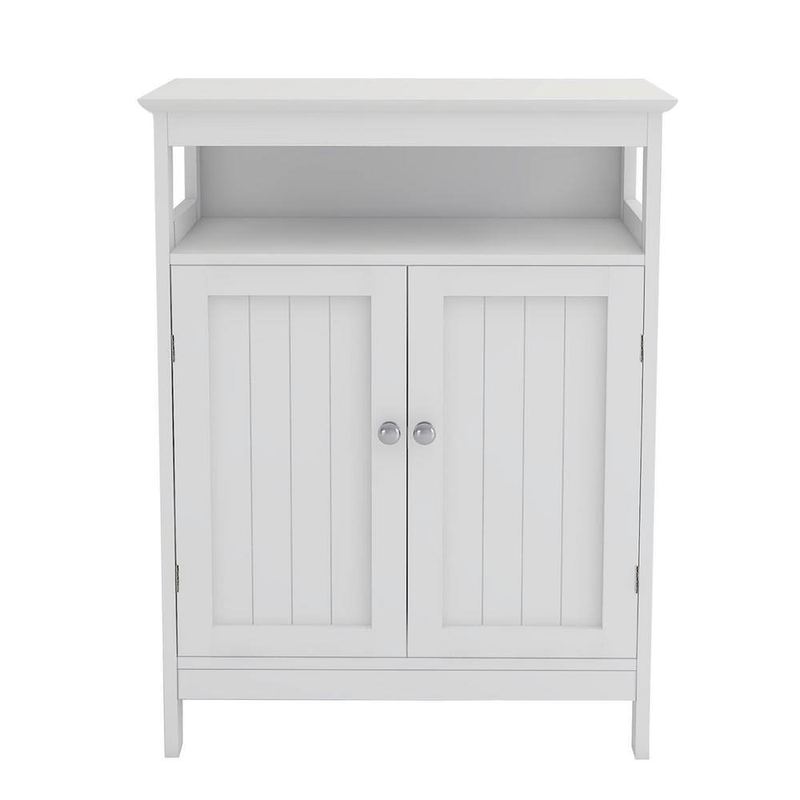 Nestfair - 23.62 in. W x 11.81 in. D x 31.49 in. H Bathroom Linen Cabinet in White