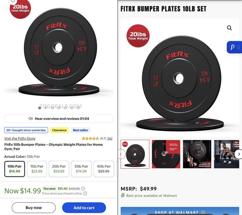 🏋️ Walmart Deal