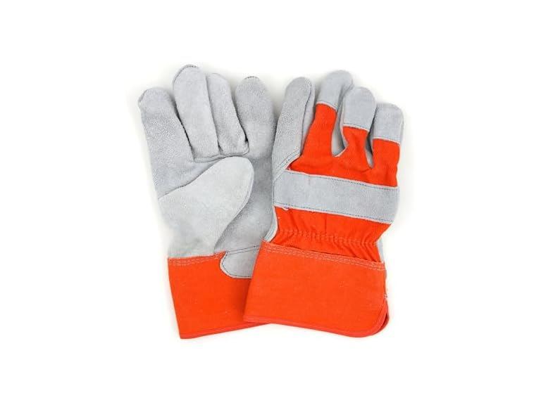 73% OFF: Adenna Orange Cuff Leather Palm Gloves