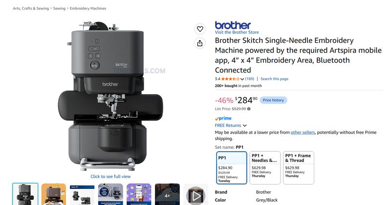 BROTHER EMBROIDERY MACHINE DEAL 🧵