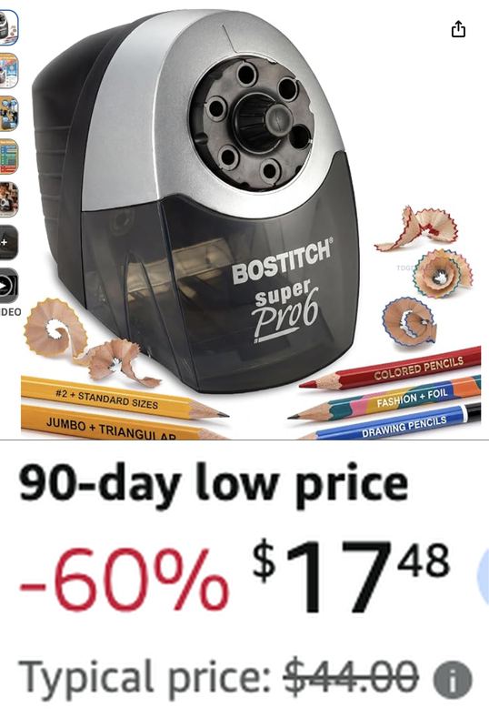 $17.48 BOSTITCH COMMERCIAL ELECTRIC SHARPENER