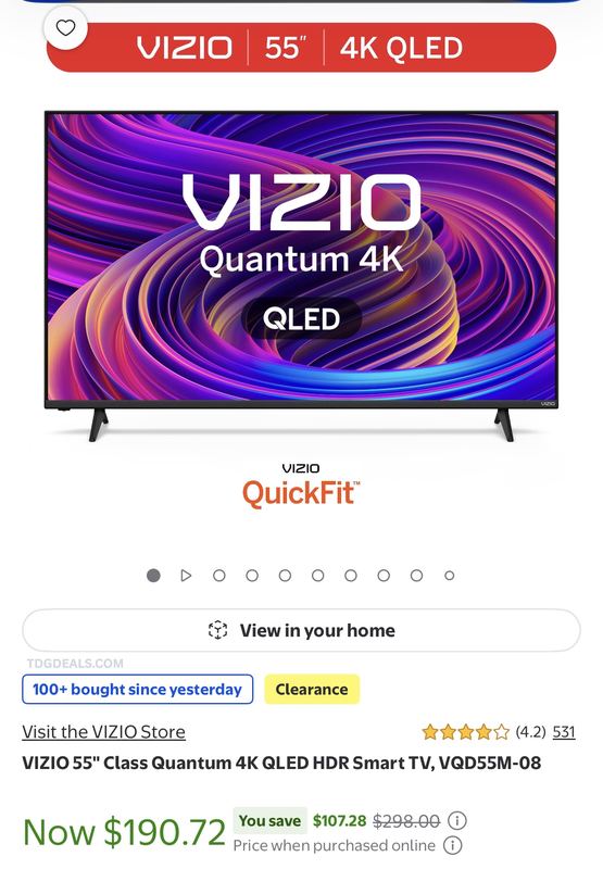 A 55” QLED TV FOR UNDER $200