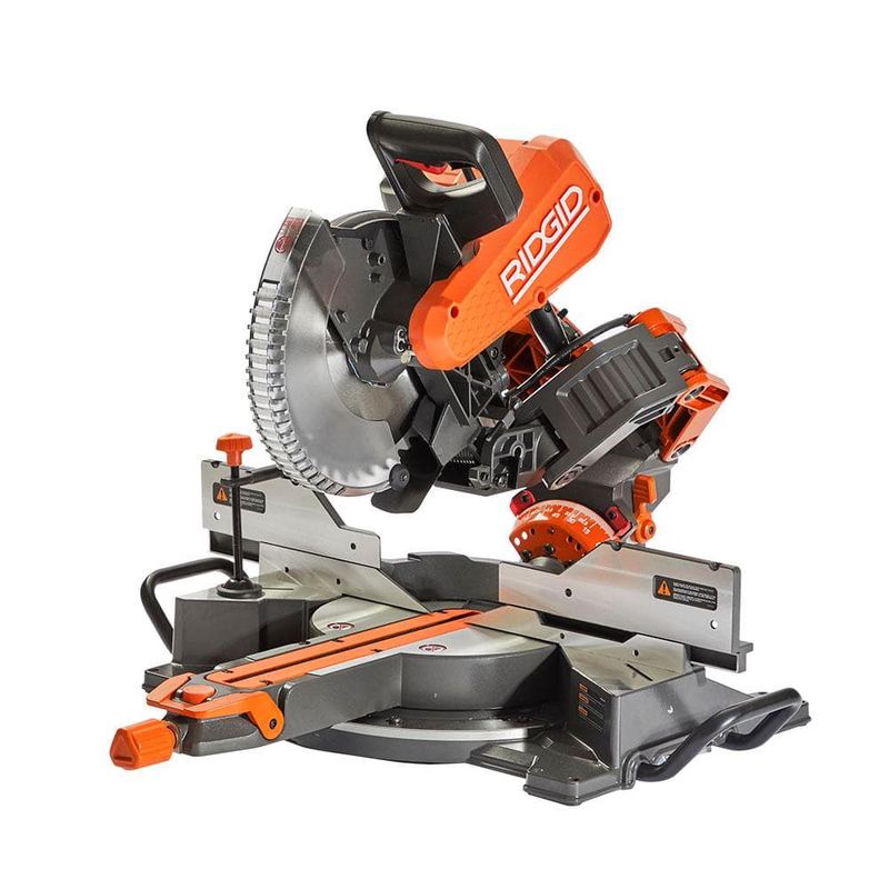 RIDGID - 10 in. Dual Bevel Sliding Miter Saw