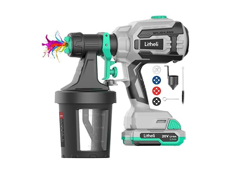 74% OFF: 20V Brushless Cordless Paint Sprayer 2.0Ah