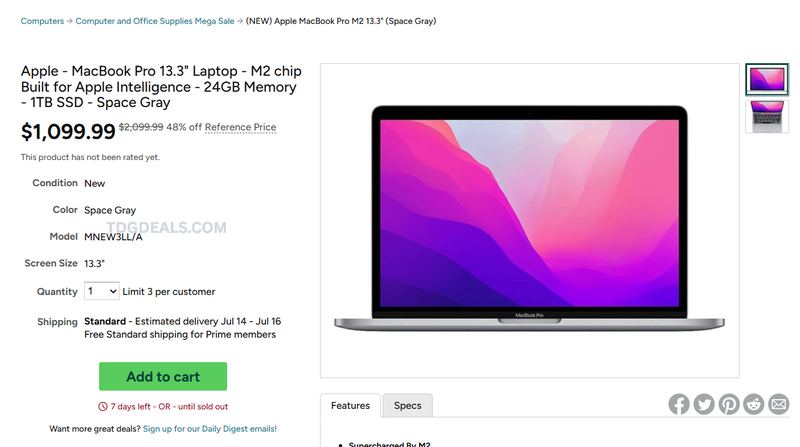 MACBOOK PRO M2 DEAL 💻
