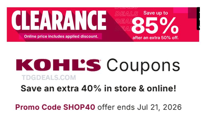 SAVE EVEN MORE AT KOHL'S 💸