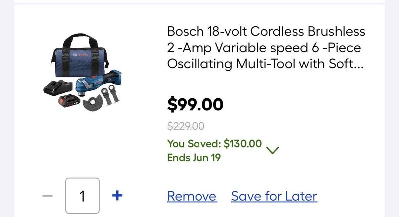 bosch deal - $99!!!