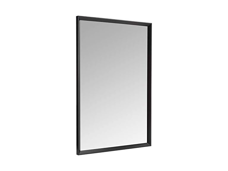 74% OFF: Amazon Basics Wall Mirror 24"x36", Black