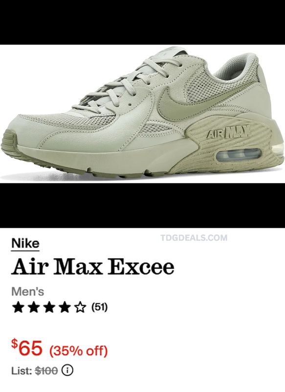 NIKE AIR MAX EXCEE FOR $65 👟