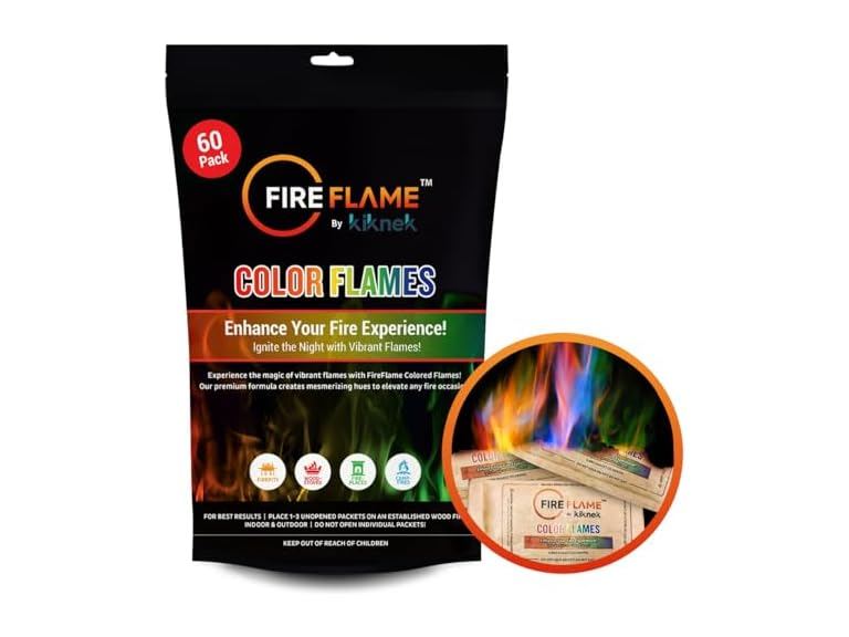 Fireflame Color Changing Packets 60Pk