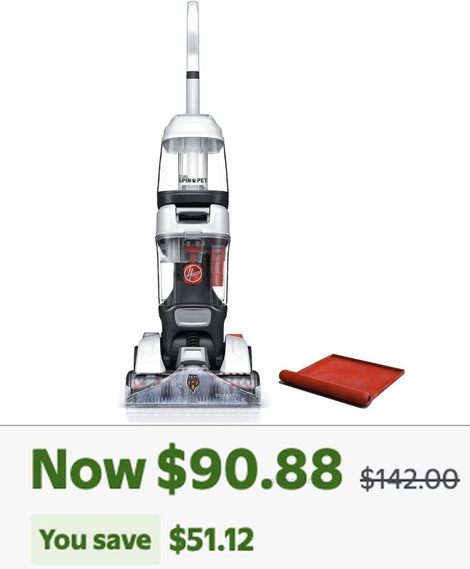 $142 HOOVER PET PLUS CARPET CLEANER FOR $90.88 🫧