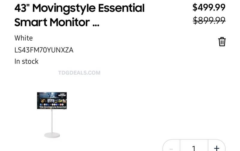 $499 SAMSUNG MOVINGSTYLE MONITOR