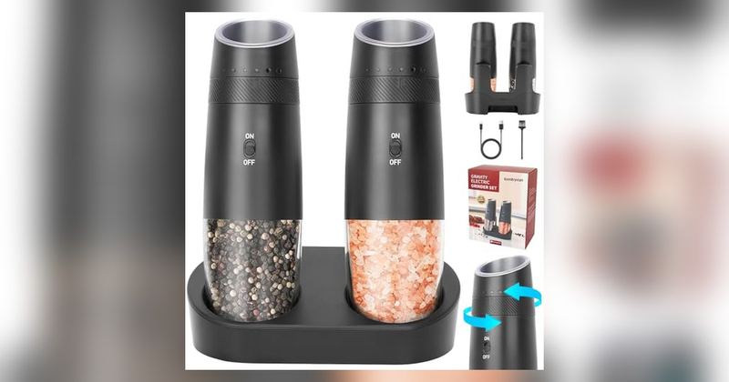 ELECTRIC SALT & PEPPER GRINDERS $7.42