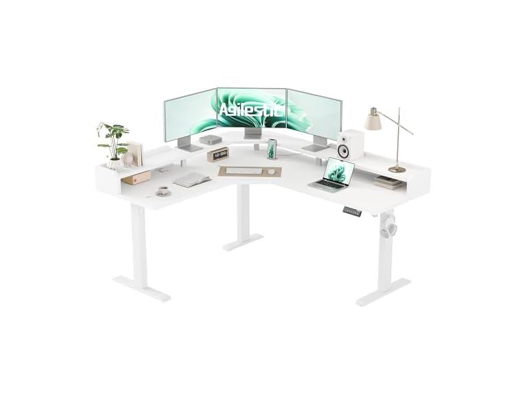 73% OFF: Agilestic L Shaped Standing Desk