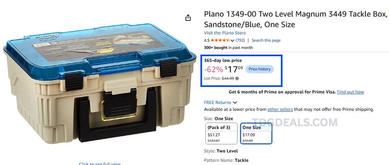 PLANO FISHING STORAGE DEAL $17.09 🎣