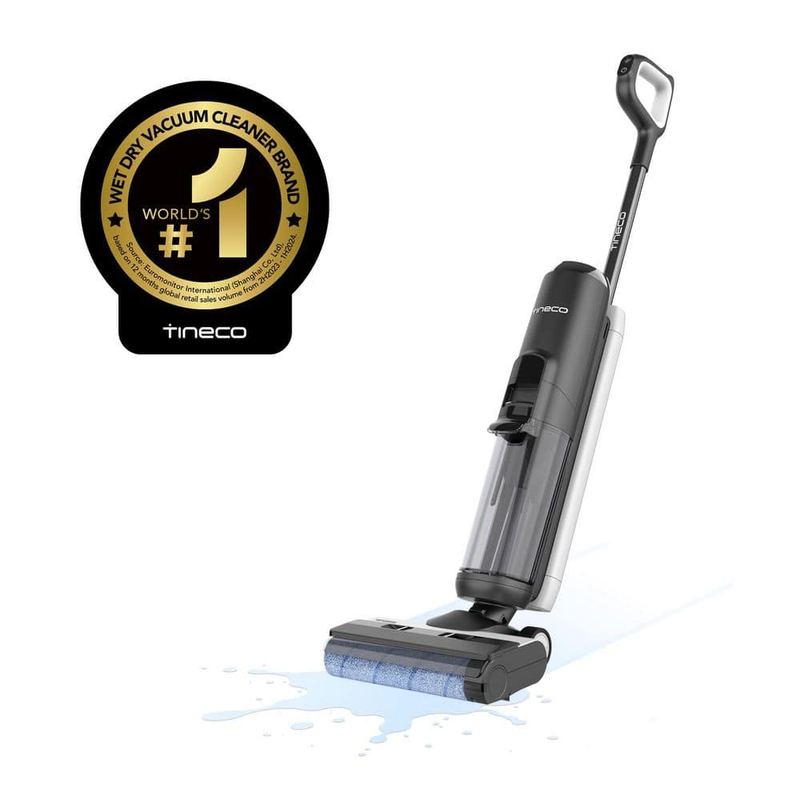 Tineco - FloorWasher Pet 5 Series Cordless Mop and Vacuum Cleaner for Hard Floors and Pet Messes, Self-Cleaning Wet Dry in White