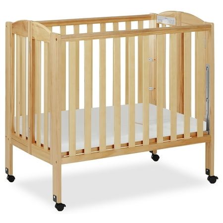 Dream On Me 3-in-1 Folding Portable Mini Crib, Natural