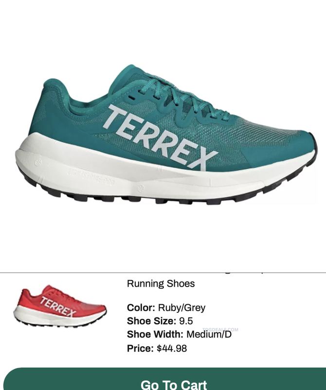 72% OFF  ADIDAS MEN'S TERREX AGRAVIC SPEED TRAIL RUNNING SHOES 👟