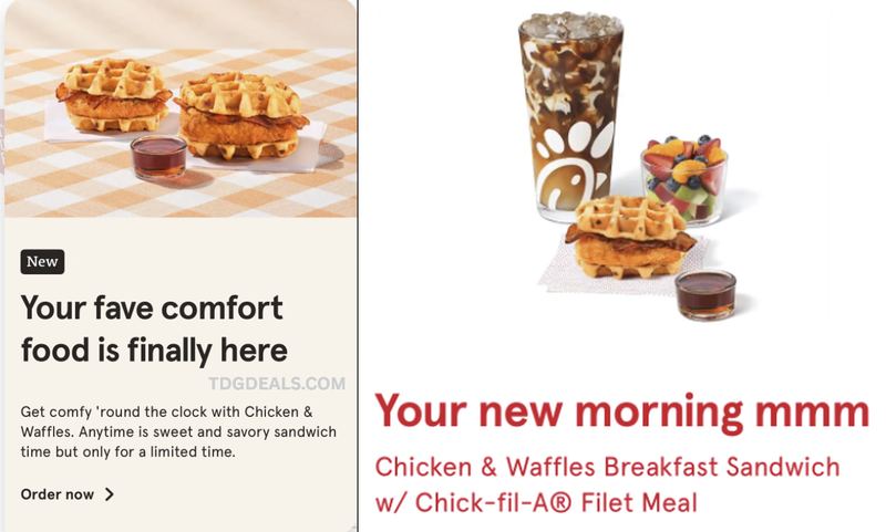 CHICK-FIL-A CHICKEN & WAFFLES STARTS TODAY 🧇