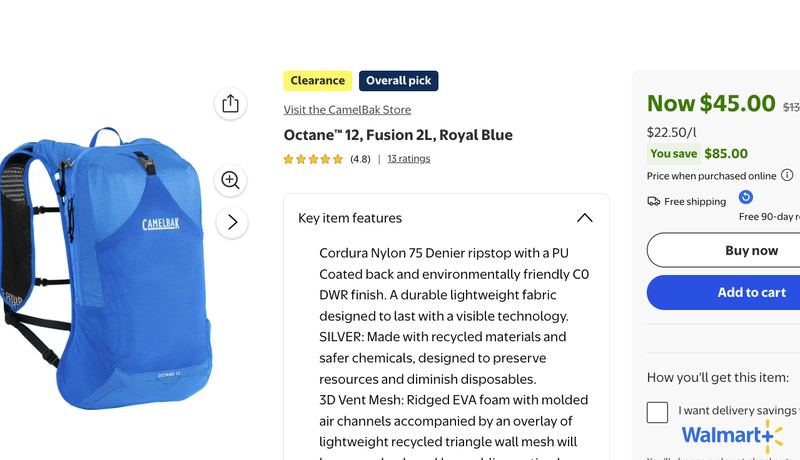 $130 - Octane™ 12, Fusion 2L, Royal Blue 💼