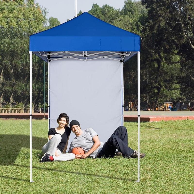 EAGLE PEAK - 5 ft. x 5 ft. Pop Up Canopy with 1 Removable Sunwall