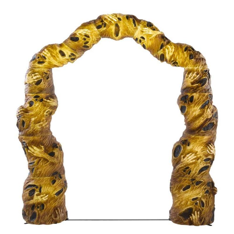 Home Accents Holiday - 7 FT H 6.6  FT W Grave & Bones LED Twisted Souls Archway