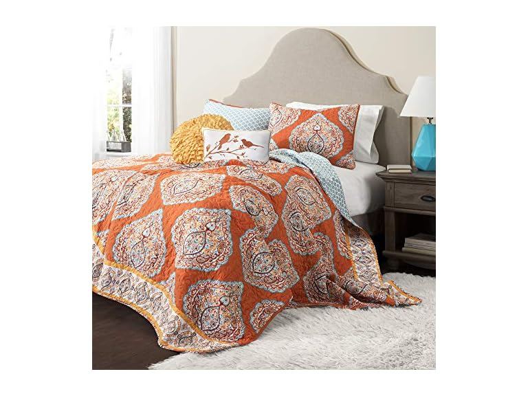 75% OFF: Lush Décor 5Pc Harley Quilt Set, Full/Queen