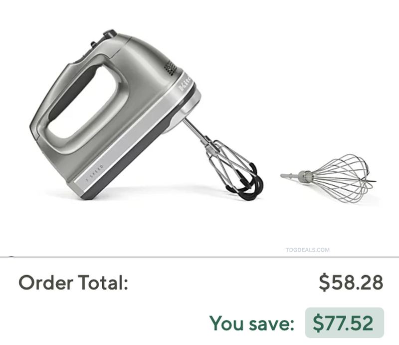 $125 KITCHENAID HAND MIXER NOW $47.48 🧑‍🍳