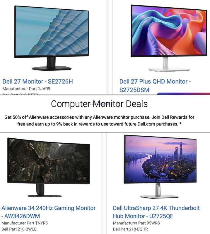 DELL MONITOR DEALS 🖥️ 🔥