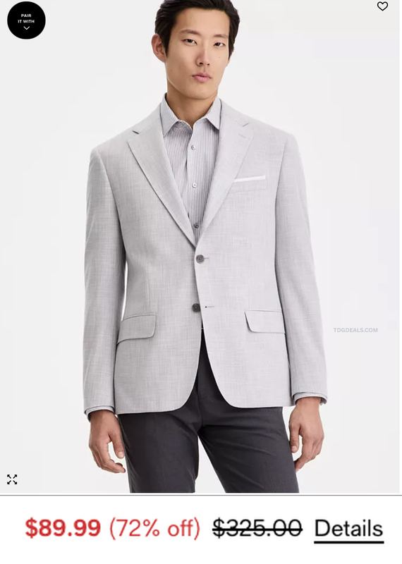 $89.99 SLIM-FIT BLAZER @ MACY'S