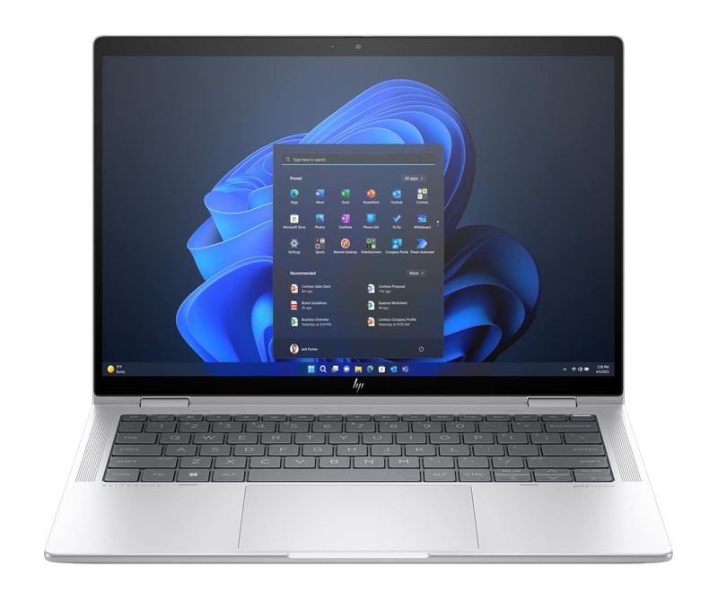 HP - Elite Laptop Computer 14" WUXGA Touch Screen Intel Core Ultra 7 32 GB - Silver