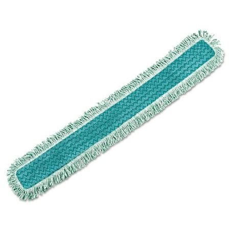 Hygen Dust Mop Heads With Fringe, Green, 48, Microfiber, 6/carton