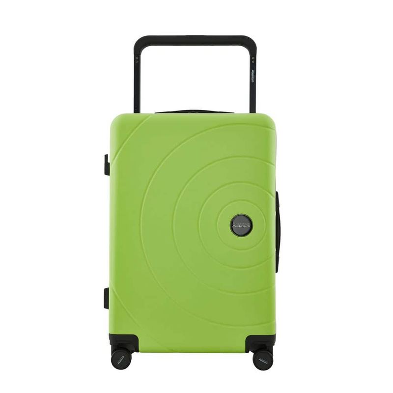 TCL - 20 in. Lime Rolling Hardcase Carry-on W/ USB