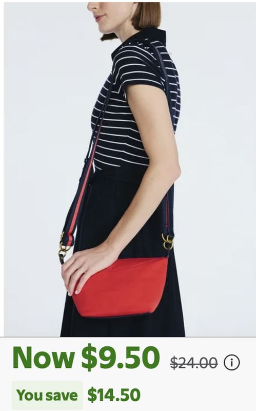 $9.50 FREE ASSEMBLY CROSSBODY HANDBAG 👜 👀
