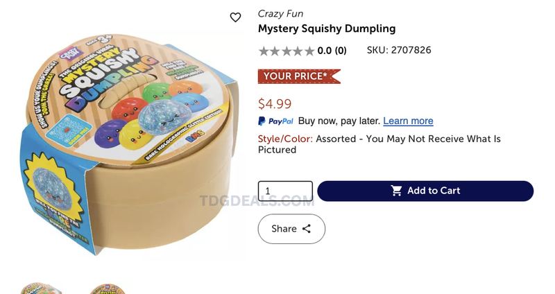 HOBBY LOBBY DROPPED DUMPLINGS