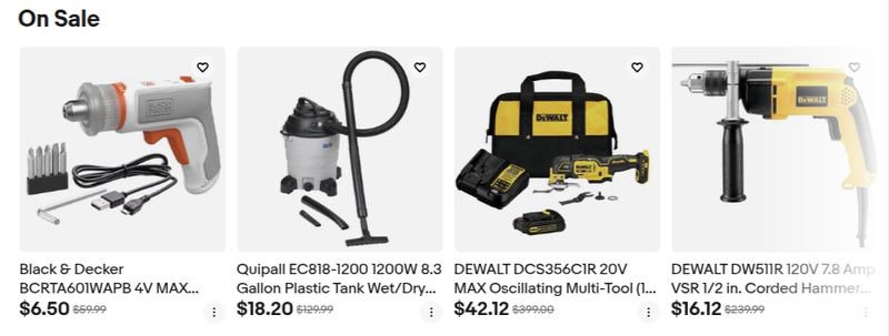 Tools on sale!