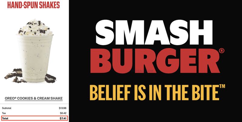 FREE BOGO VANILLA MILKSHAKES @ SMASHBURGER 🥤