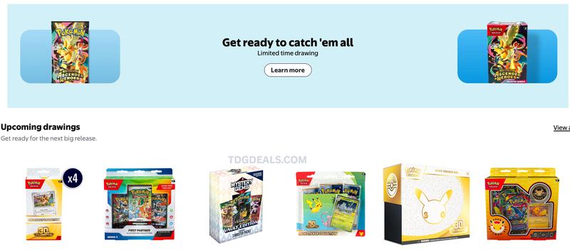 POKÉMON WALMART DRAW SOON