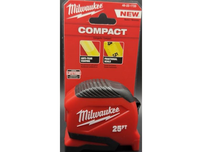 Milwaukee 48-22-1725 25 ft. Compact Tape