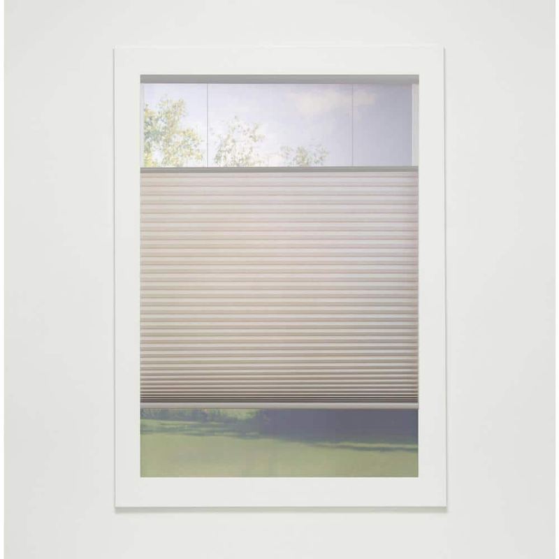 Perfect Lift Window Treatment - Gray Cloud Cordless Top-Down Bottom-Up Light Filtering Eco Polyester Cellular Shades - 72 in. W x 36 in. L