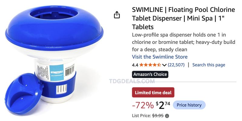 🚨 CHLORINE DISPENSER DROPPED TO $2.74