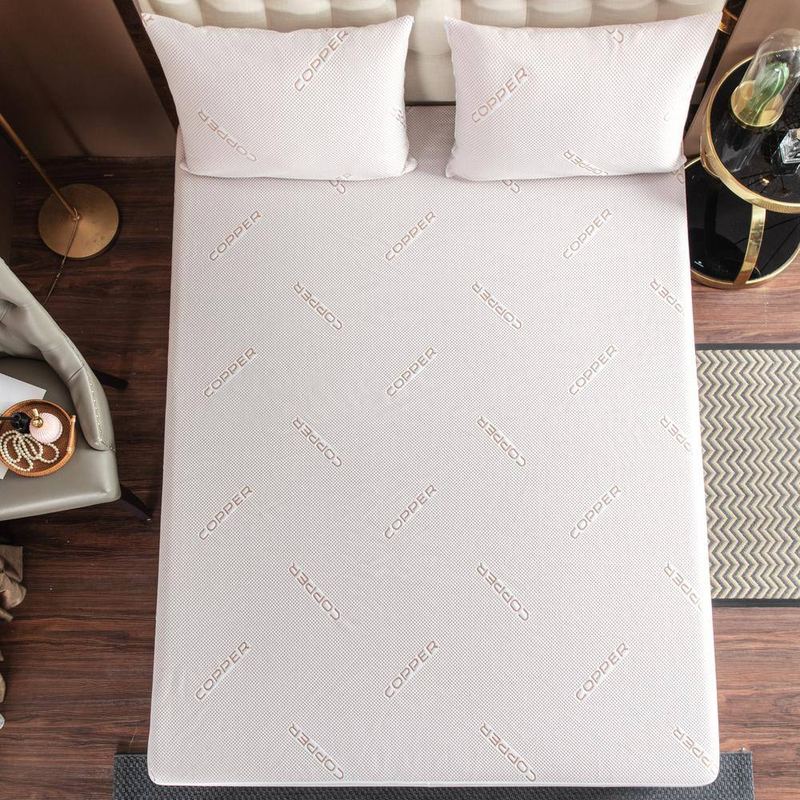 BIBB HOME - Copper Infused Full Waterproof Mattress Pad