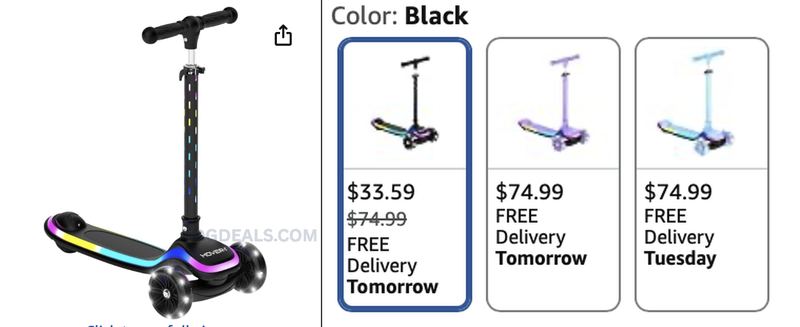 🔥 $33.59 KICK SCOOTER