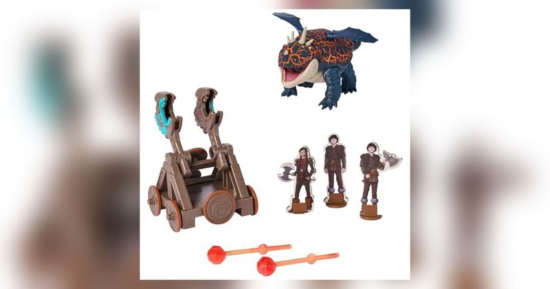 DREAMWORKS DRAGONS CATAPULT PLAYSET NOW $12.51
